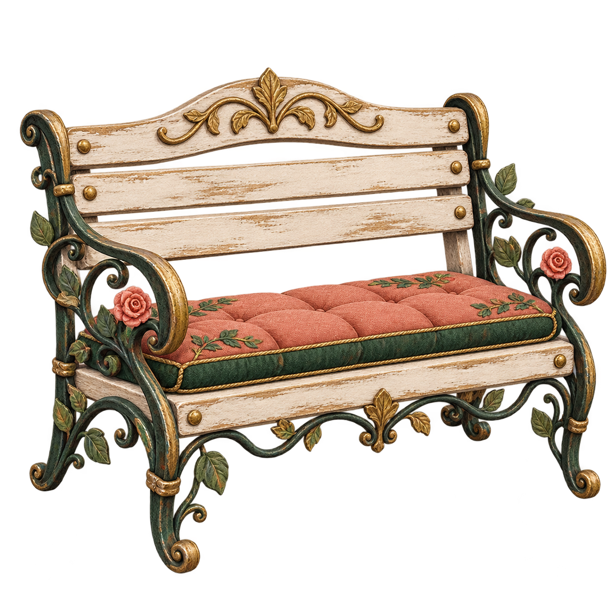Earned garden bench